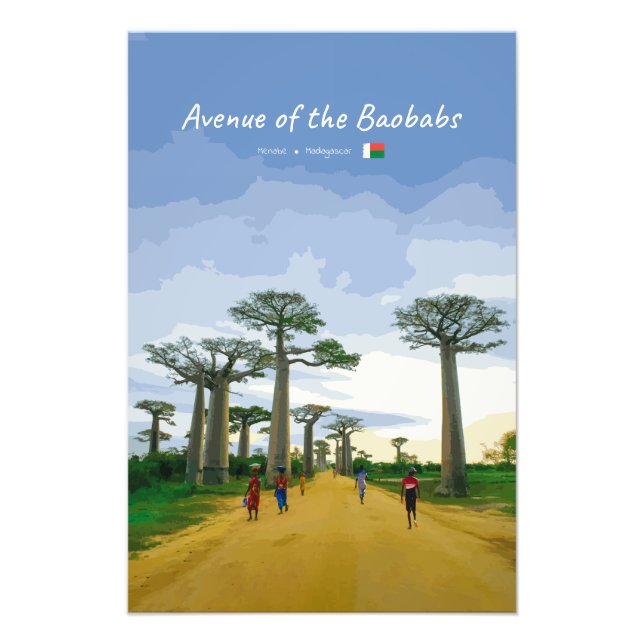 Foto Avenida dos Baobás, Madagascar - Paisagem (Frente)