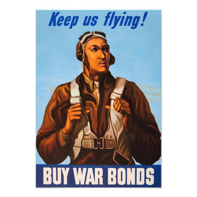 Foto Aviadores Afro-Americanos Combatem Pilotos do WW2 (Frente)