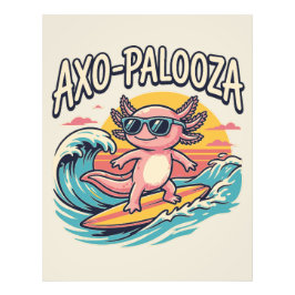Foto Axolote Axo-Palooza paródia estilo anos 90 de prai