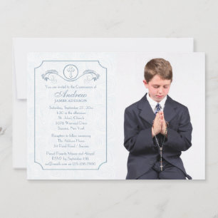 Foto Azul Foto Convite Religioso