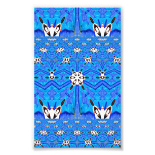 foto azul geométrica da grade