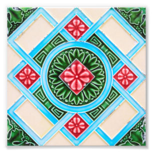 Foto Azulejos Florais Peranakan