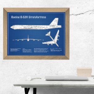Foto B-52 Estratofortaleza - Planos de Impressão Bluepr