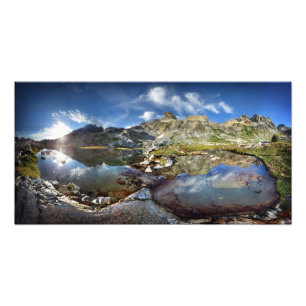 Foto Bacia do Lago Ediza, no Alto sob os Minarets - Ser
