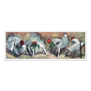 Foto Bailarinas Amarrando os Seus Sapatos por Edgar Deg