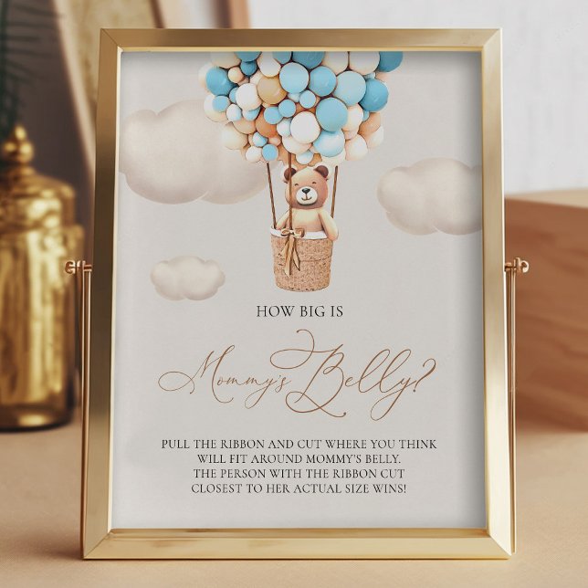 Foto Balões de Urso - O tamanho é a Mamãe Belly - Sinal (Criador carregado)