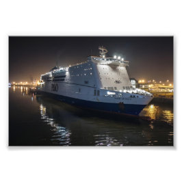 Foto Balsa P&O Pride of Hull à Noite