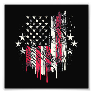 Foto Bandeira Americana Masculina EUA Menino Bandeira A