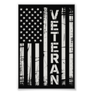 Foto Bandeira Americana Patriótica Veterana do Exército