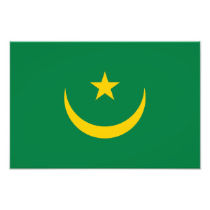 Foto Bandeira Antiga da Mauritânia