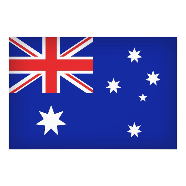 Foto Bandeira australiana (Frente)