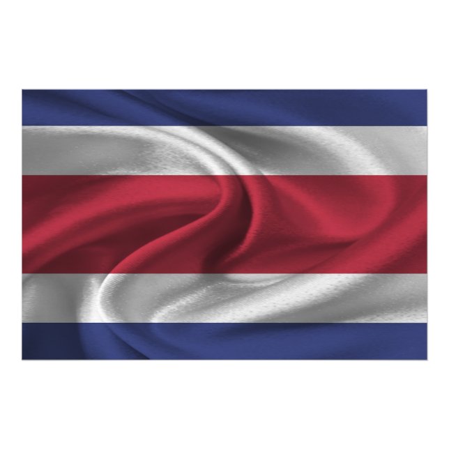Foto Bandeira Costa Rica (Frente)