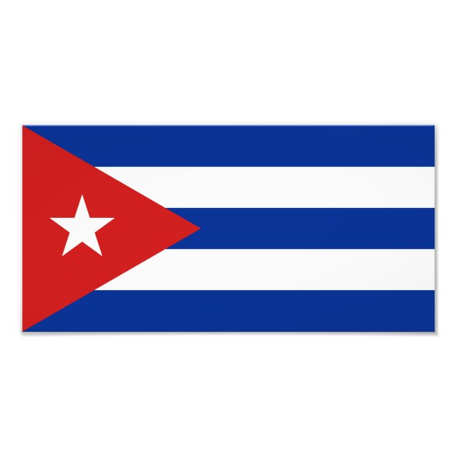 Foto Bandeira Cuba (Frente)