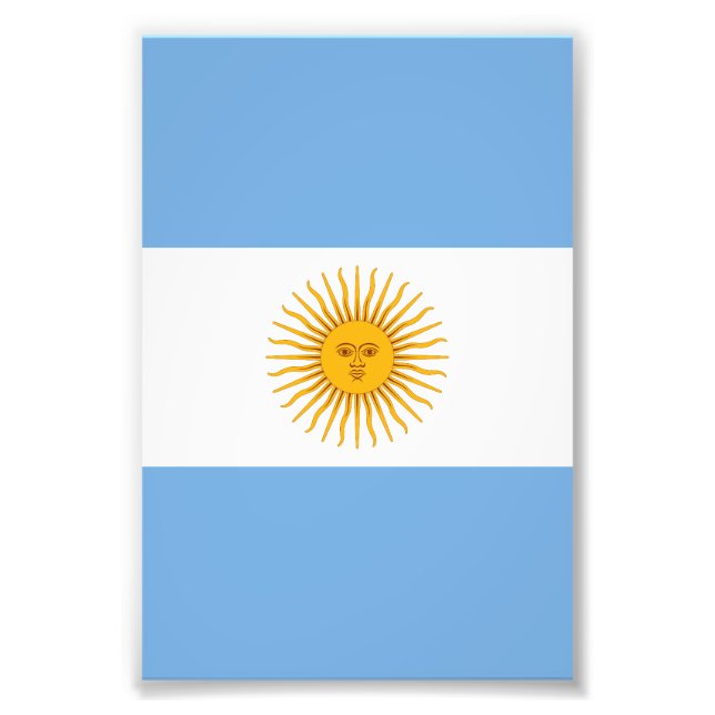 Foto Bandeira da Argentina (Frente)
