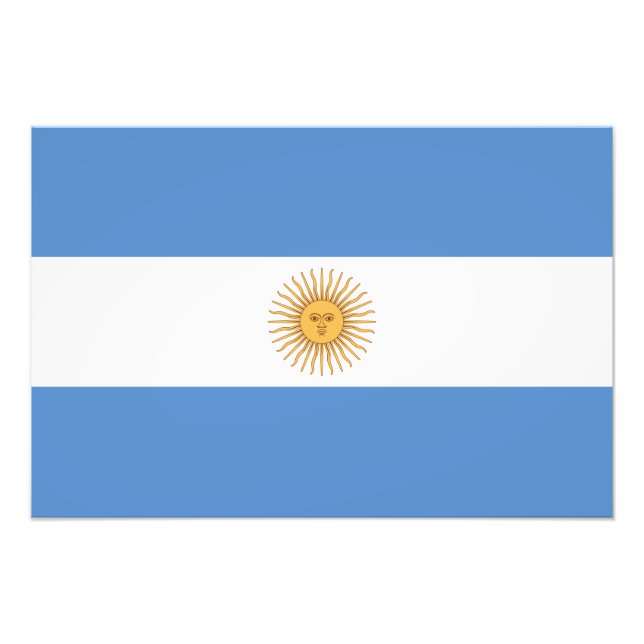 Foto Bandeira da Argentina (Frente)
