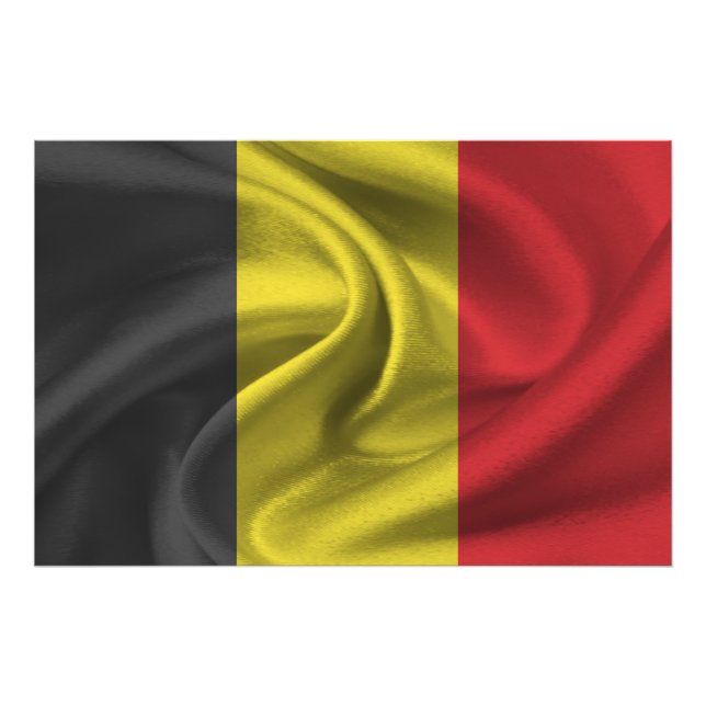 Foto Bandeira da Bélgica (Frente)