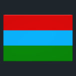 Foto Bandeira da Carélia<br><div class="desc">Bandeira Patriótica da República da Carélia.</div>