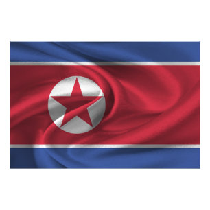 Foto Bandeira da Coreia do Norte