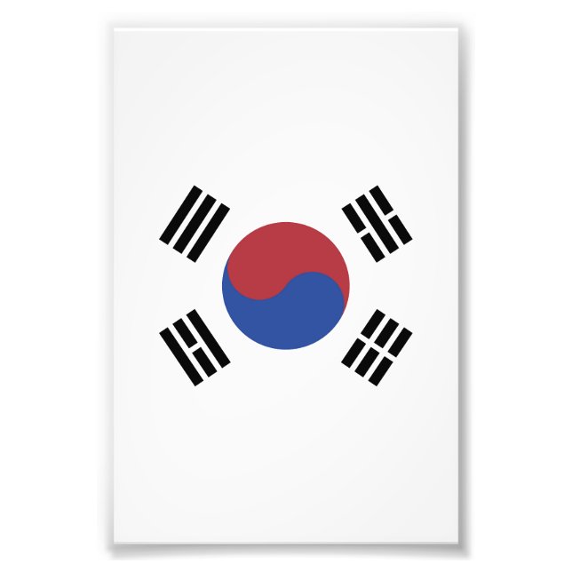 Foto Bandeira da Coreia do Sul (Frente)