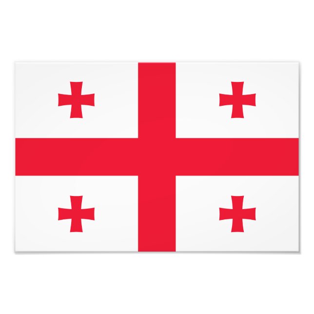 Foto Bandeira da Geórgia (Frente)