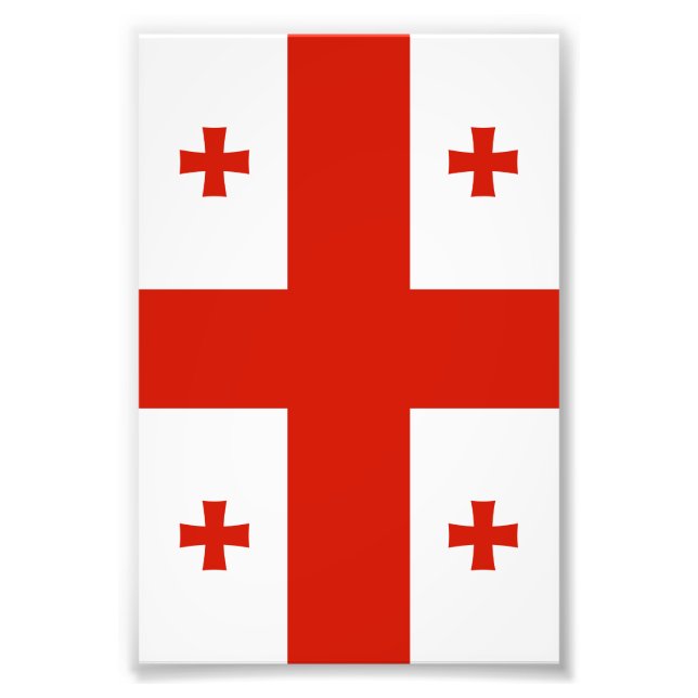 Foto Bandeira da Geórgia (Frente)
