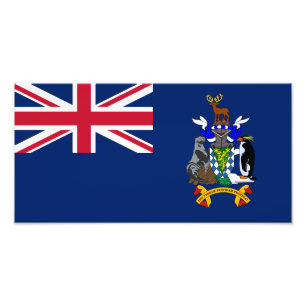 Foto Bandeira da Geórgia do Sul e Ilhas Sandwich do Sul