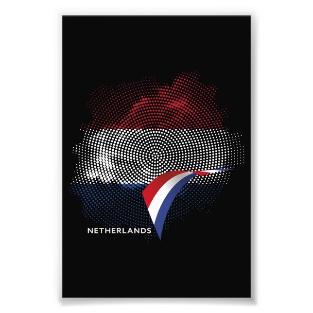 Foto bandeira da Holanda (Frente)