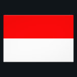 Foto Bandeira da Indonésia<br><div class="desc">Bandeira patriótica da Indonésia</div>