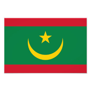 Foto Bandeira da Mauritânia