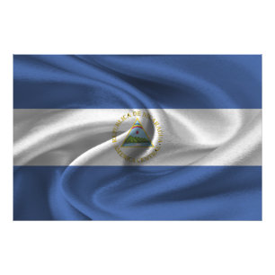 Foto Bandeira da Nicarágua
