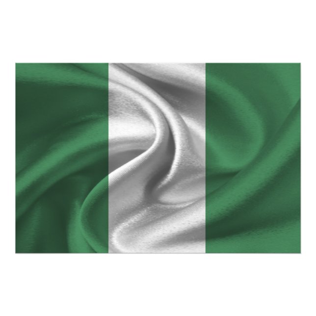 Foto Bandeira da Nigéria (Frente)