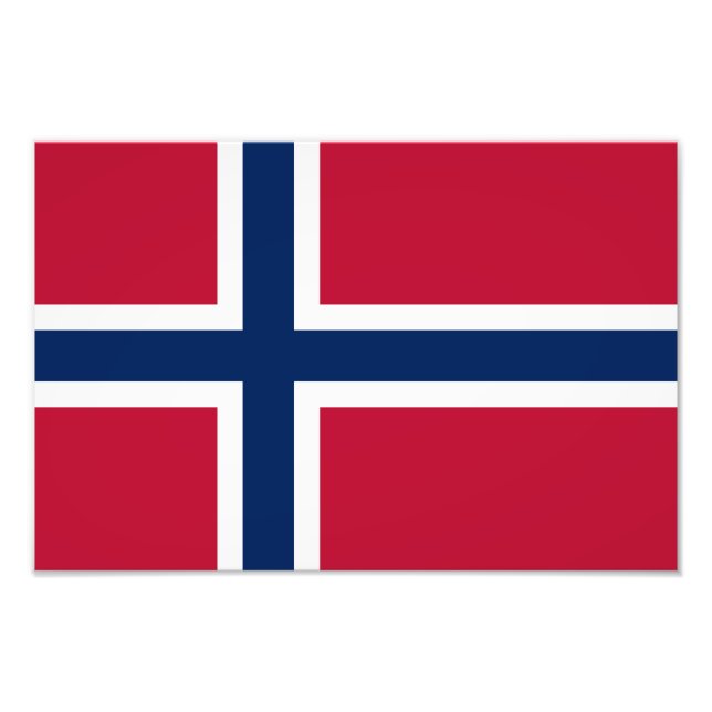 Foto Bandeira da Noruega (Frente)