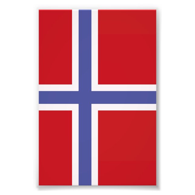 Foto Bandeira da Noruega (Frente)