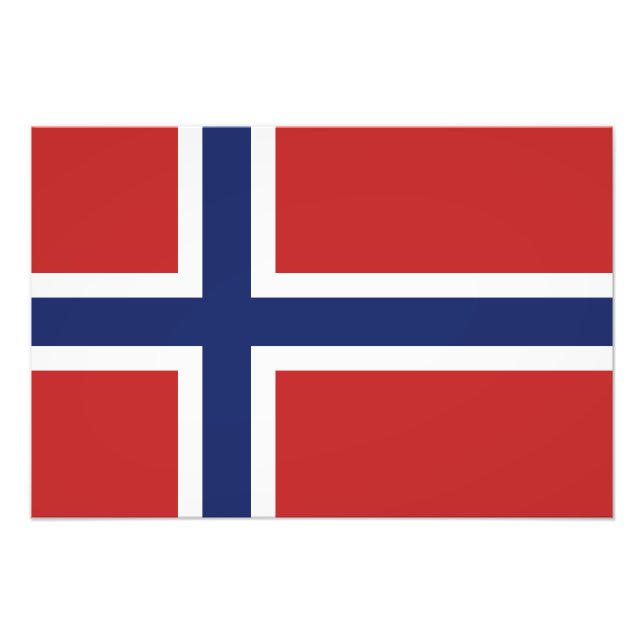 Foto Bandeira da Noruega (Frente)