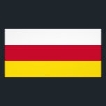 Foto Bandeira da Ossétia do Norte<br><div class="desc">Bandeira patriótica da Ossétia do Norte Alânia.</div>