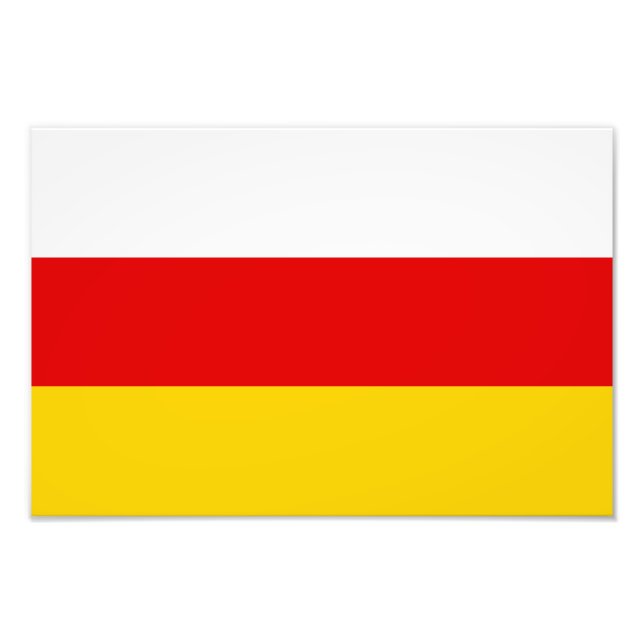 Foto Bandeira da Ossétia do Sul (Frente)