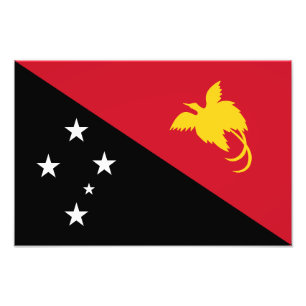 Foto Bandeira da Papua-Nova Guiné