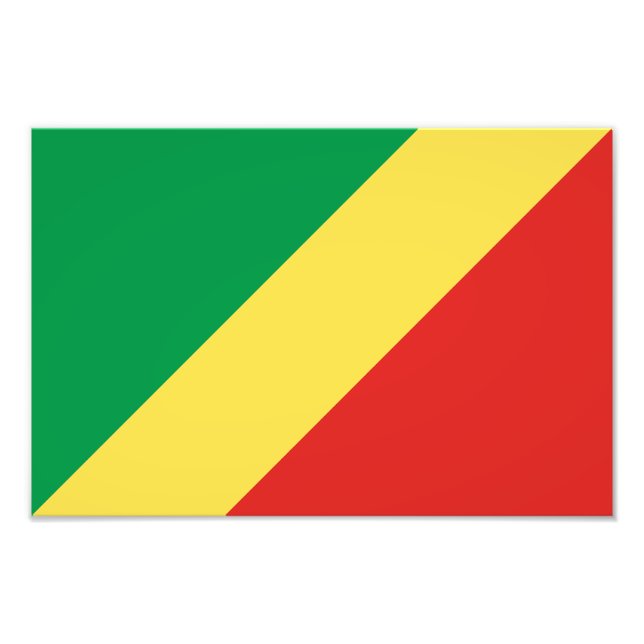 Foto Bandeira da República do Congo (Frente)