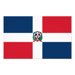 Foto Bandeira da República Dominicana