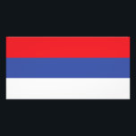 Foto Bandeira da República Sérvia<br><div class="desc">Bandeira patriótica da República Sérvia</div>