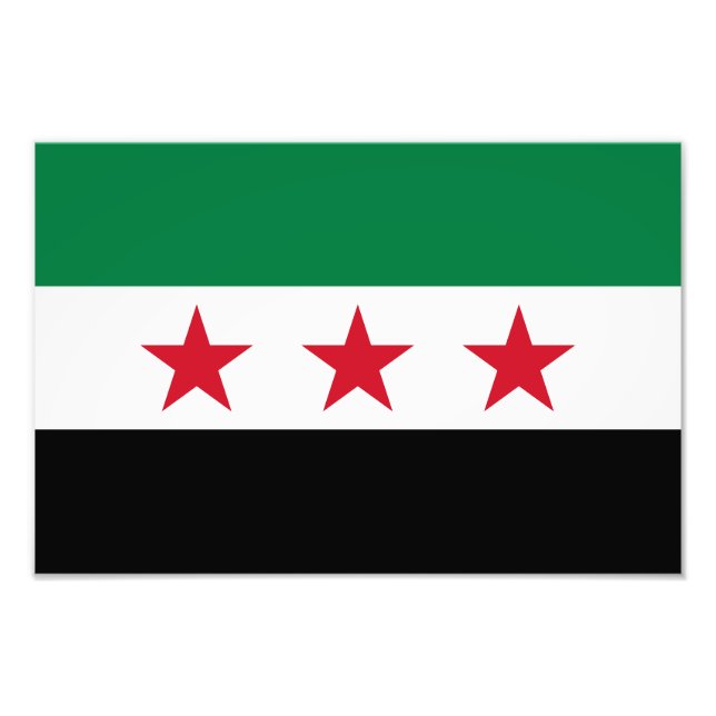 Foto Bandeira da Síria (Frente)