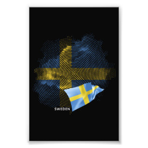 Foto bandeira da Suécia