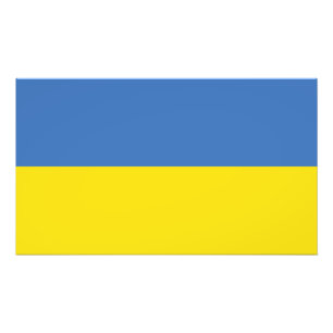 Foto Bandeira da Ucrânia, Ucraniano Слава Україні Slava