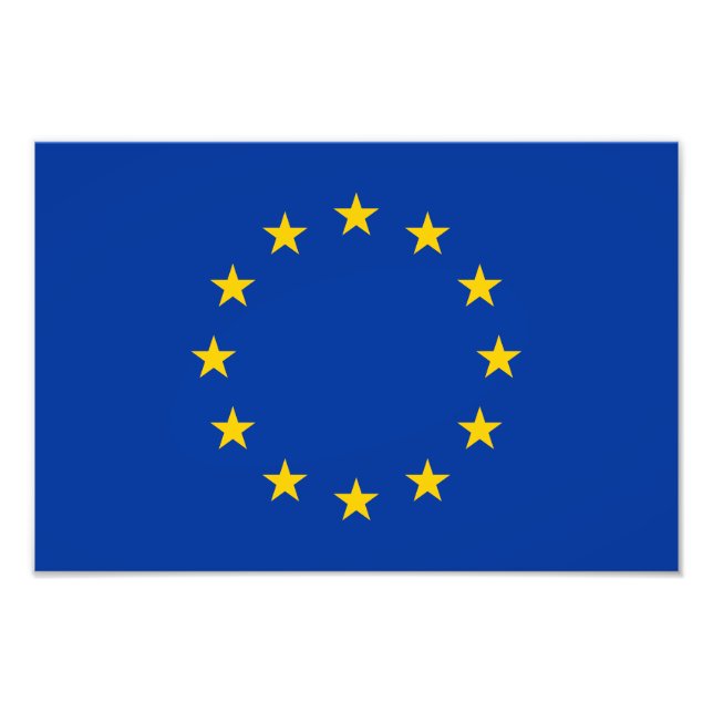 Foto Bandeira da União Europeia (Frente)