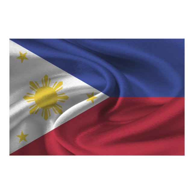 Foto Bandeira das Filipinas (Frente)