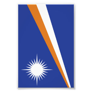 Foto bandeira das Ilhas Marshall