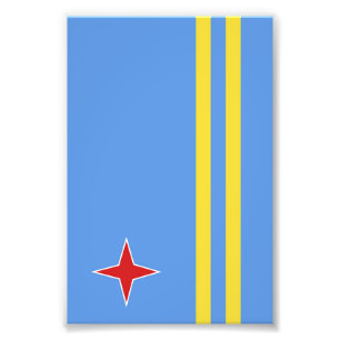 Foto Bandeira de Aruba