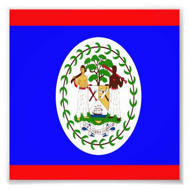 Foto Bandeira de Belize (Frente)