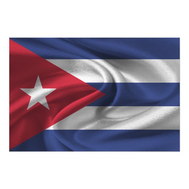 Foto Bandeira de Cuba (Frente)