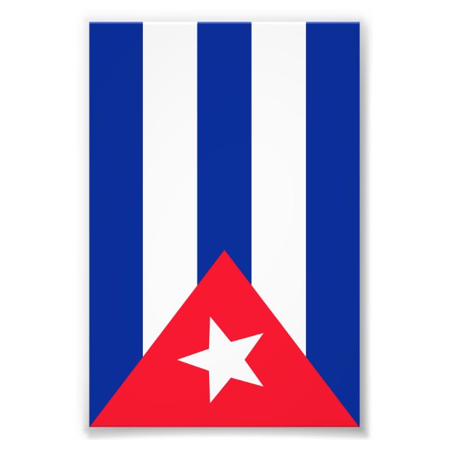 Foto Bandeira de Cuba (Frente)